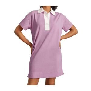 NWT Everlane Pink Organic Cotton Preppy Old Money Aesthetic Polo Mini Dress XS